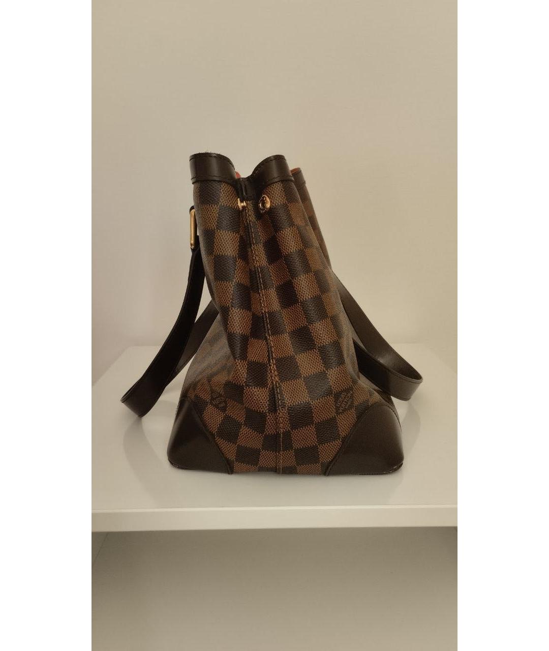 LOUIS VUITTON Коричневая сумка тоут, фото 2
