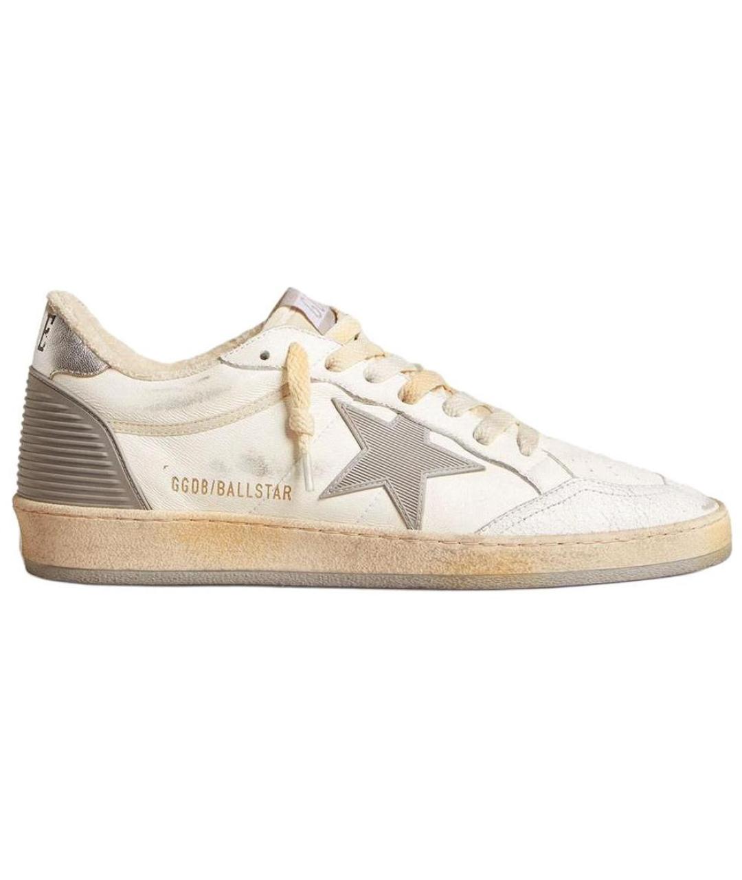GOLDEN GOOSE DELUXE BRAND Белые низкие кроссовки / кеды, фото 1
