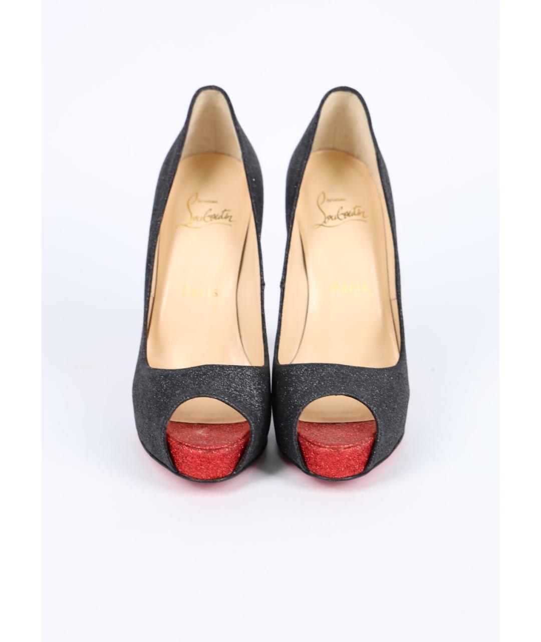 CHRISTIAN LOUBOUTIN Черные туфли, фото 2