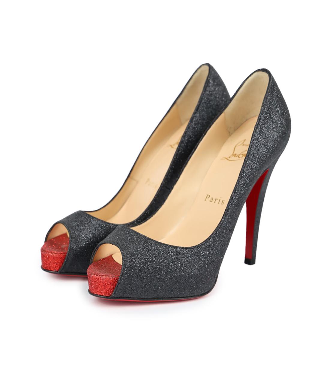 CHRISTIAN LOUBOUTIN Черные туфли, фото 5