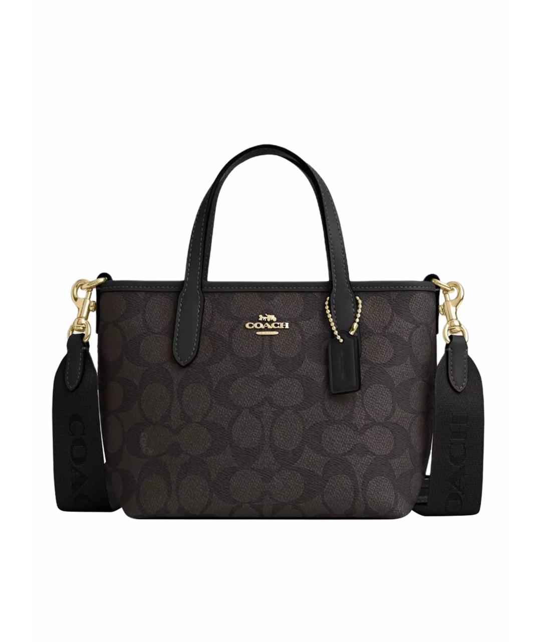 COACH Коричневая сумка тоут, фото 1