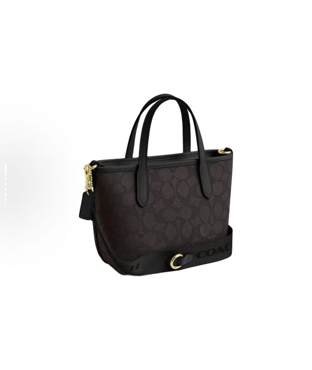 COACH Коричневая сумка тоут, фото 3