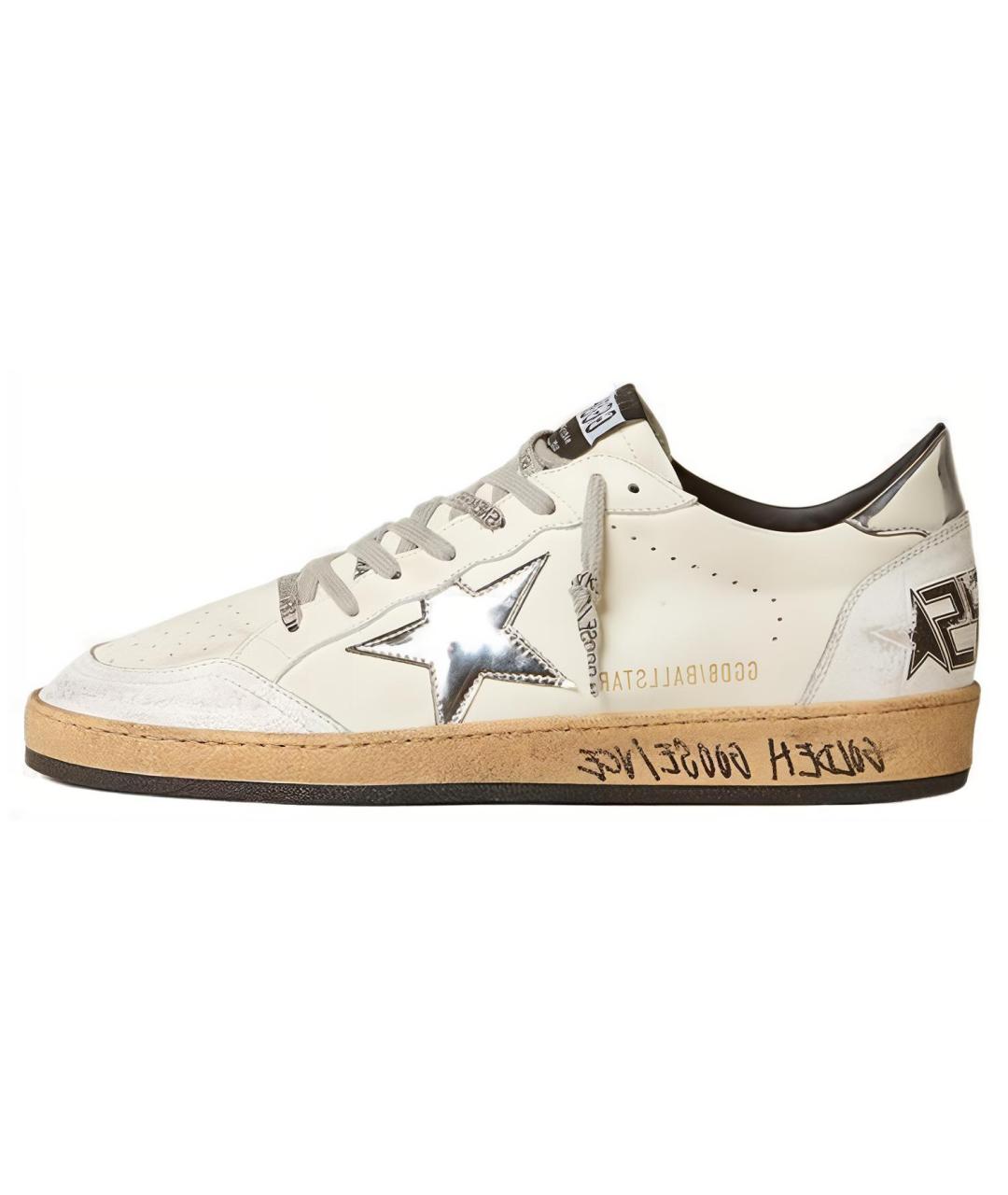 GOLDEN GOOSE DELUXE BRAND Белые низкие кроссовки / кеды, фото 2