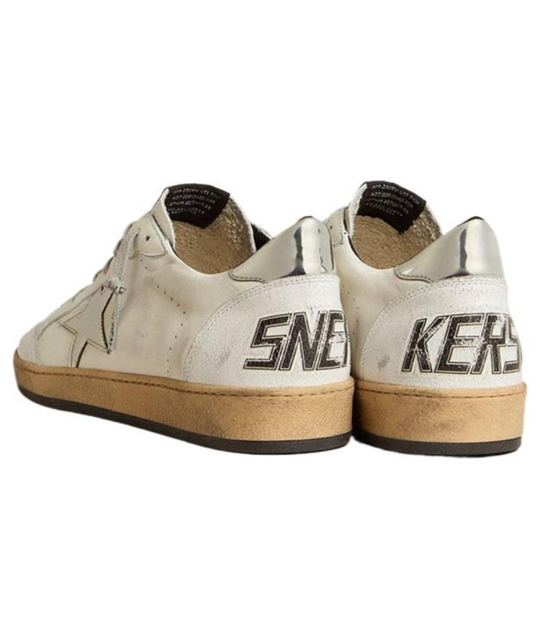 GOLDEN GOOSE DELUXE BRAND Белые низкие кроссовки / кеды, фото 4