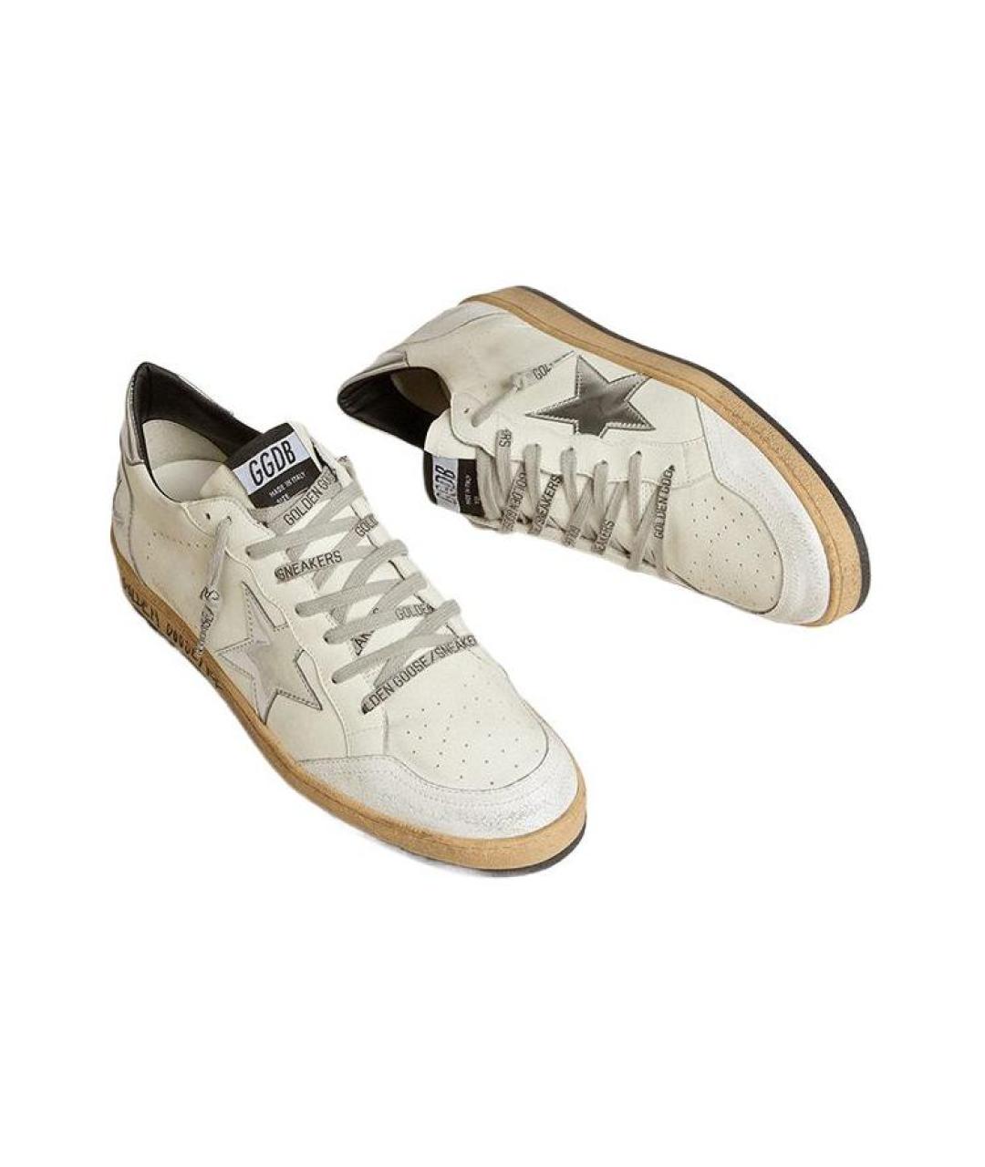 GOLDEN GOOSE DELUXE BRAND Белые низкие кроссовки / кеды, фото 3