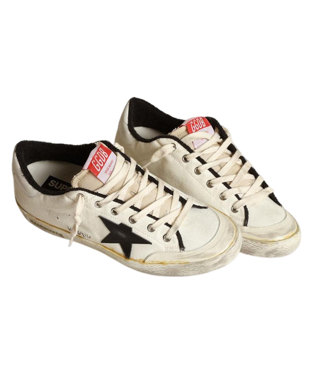 GOLDEN GOOSE DELUXE BRAND Бежевые низкие кроссовки / кеды, фото 3