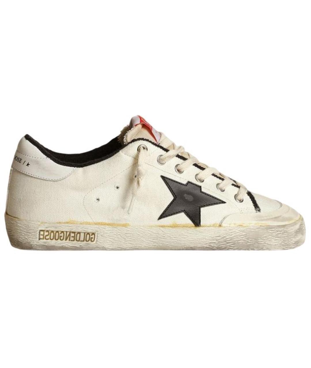 GOLDEN GOOSE DELUXE BRAND Бежевые низкие кроссовки / кеды, фото 1