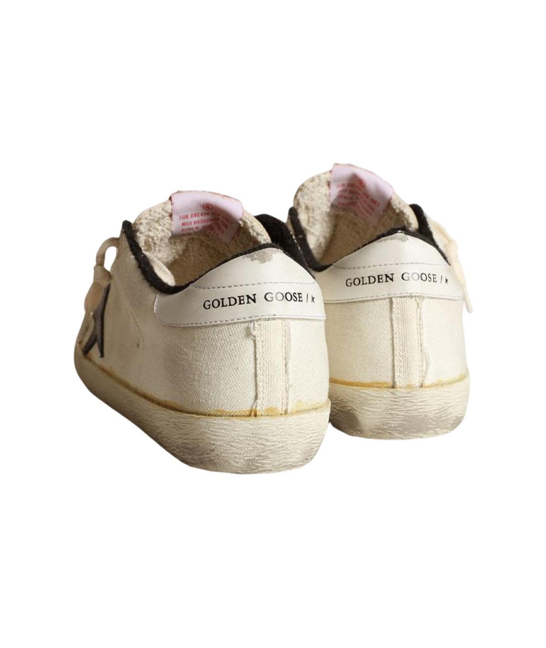 GOLDEN GOOSE DELUXE BRAND Бежевые низкие кроссовки / кеды, фото 4
