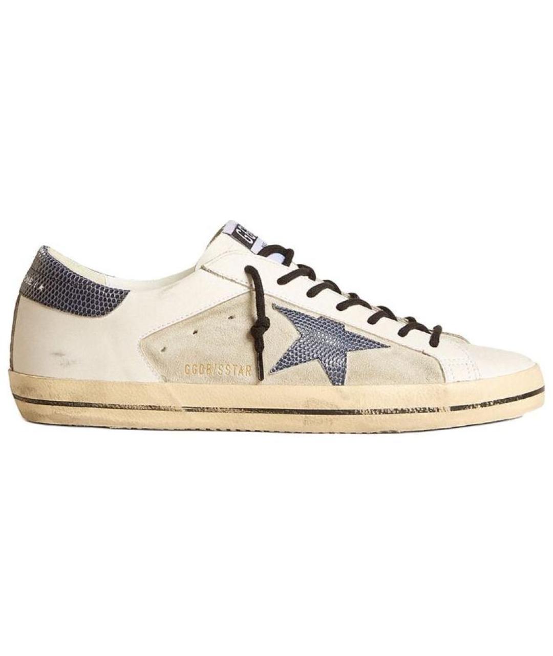 GOLDEN GOOSE DELUXE BRAND Бежевые низкие кроссовки / кеды, фото 1