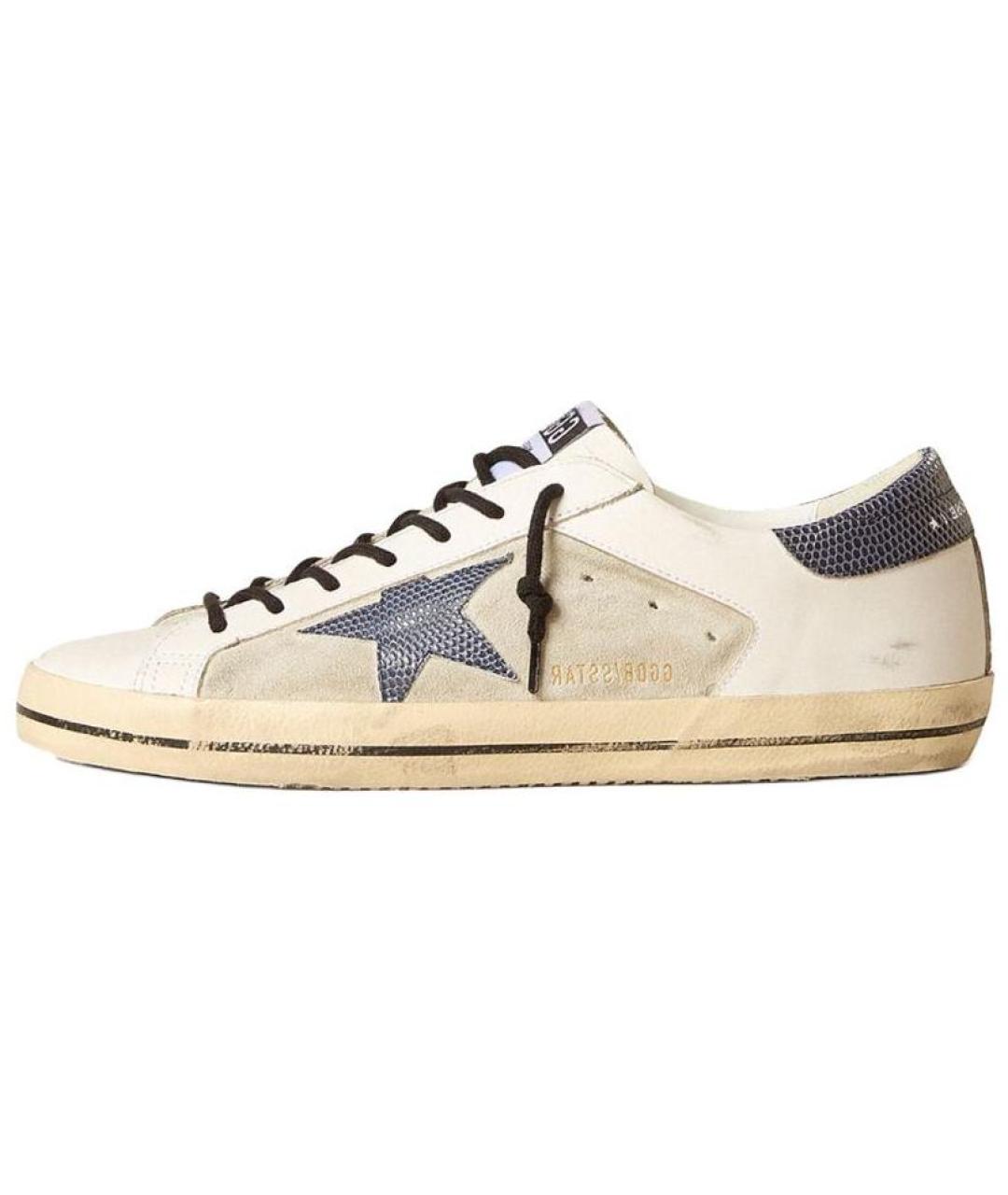 GOLDEN GOOSE DELUXE BRAND Бежевые низкие кроссовки / кеды, фото 2