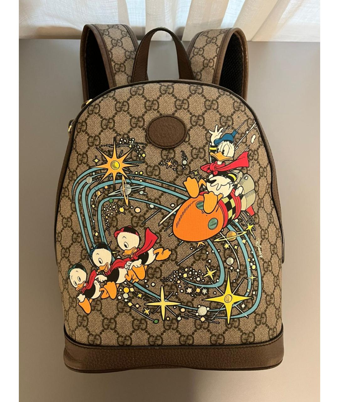 GUCCI Бежевый рюкзак, фото 3