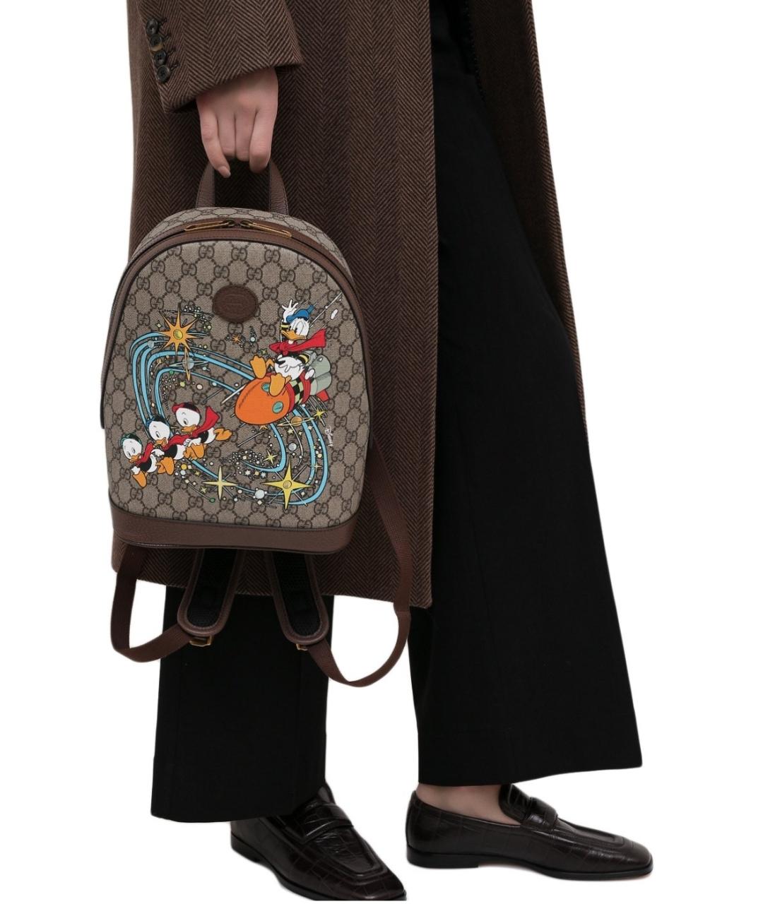 GUCCI Бежевый рюкзак, фото 2