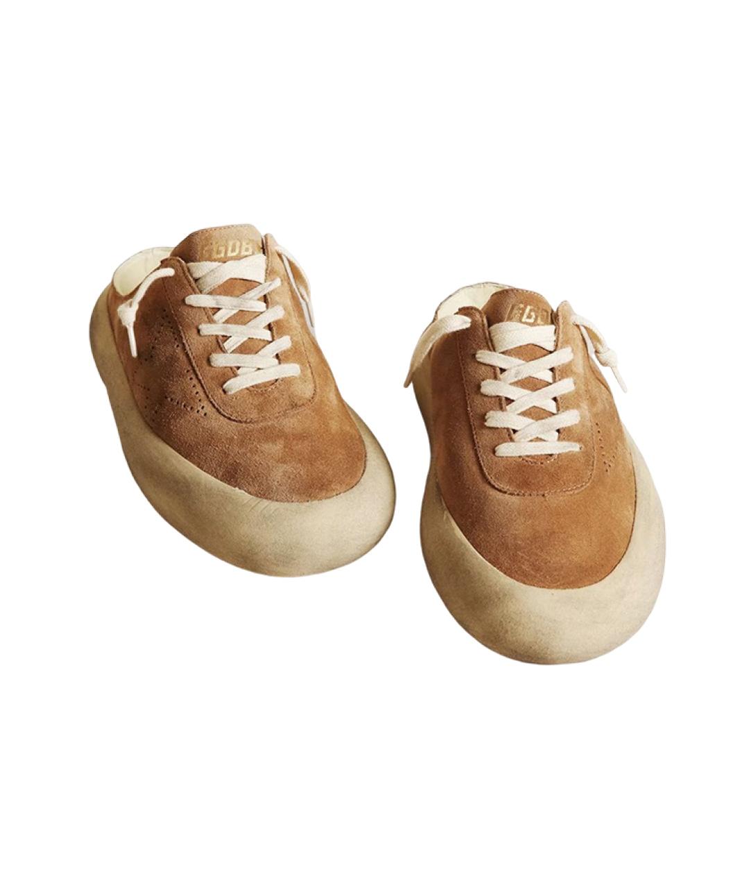 GOLDEN GOOSE DELUXE BRAND Коричневые мюли, фото 3