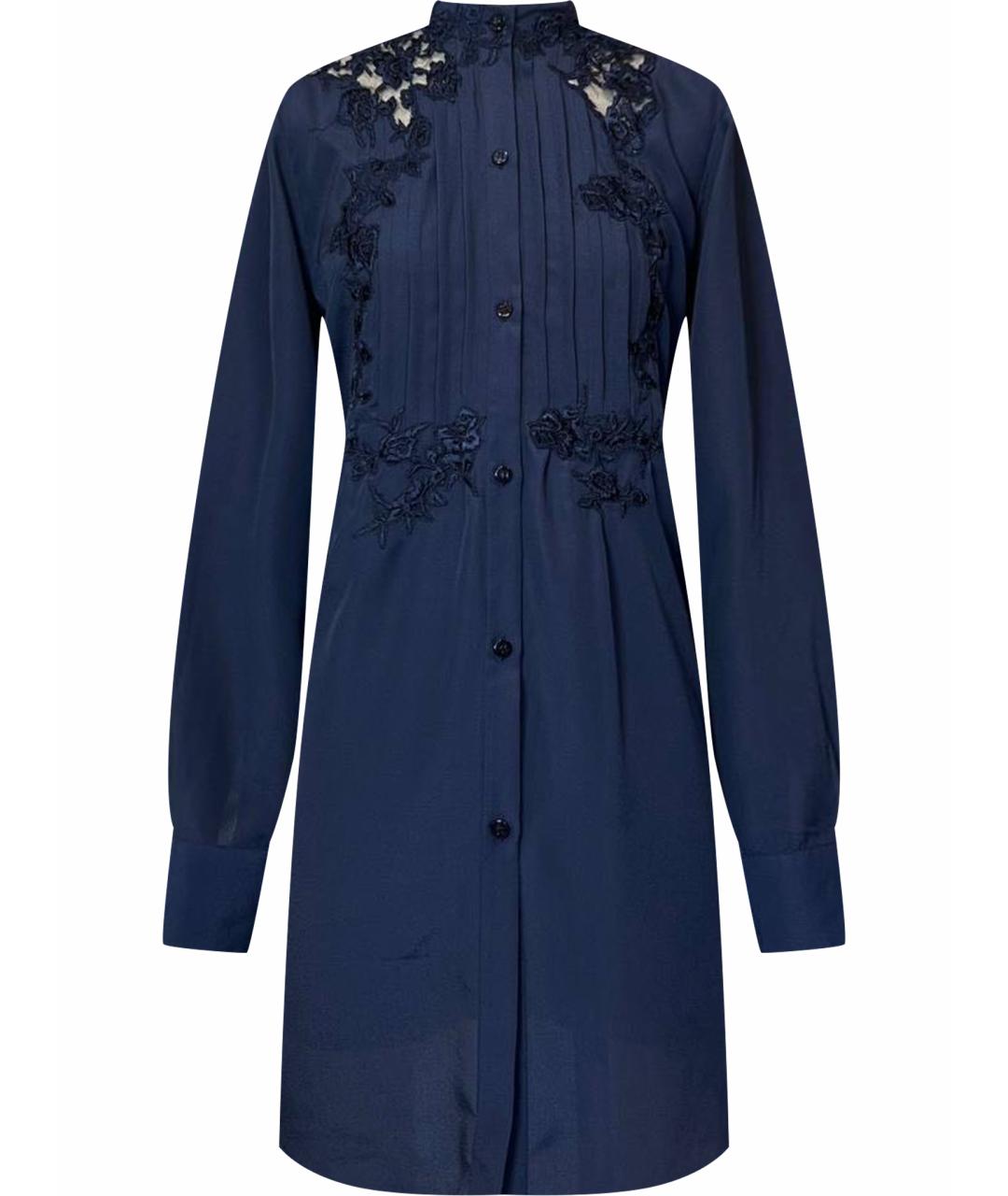 ERMANNO SCERVINO Темно-синее повседневное платье, фото 1