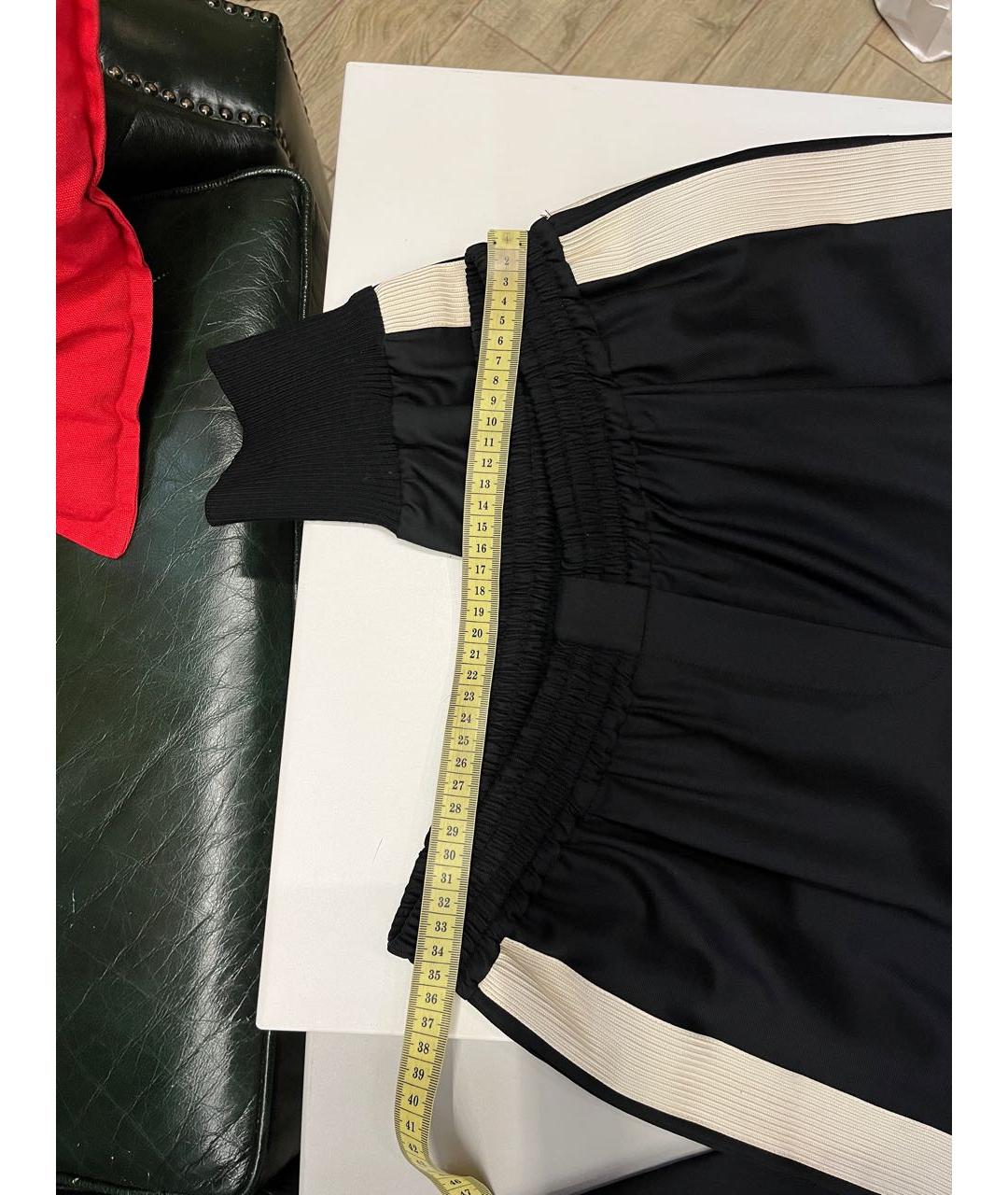 LANVIN Черные шерстяные брюки узкие, фото 4