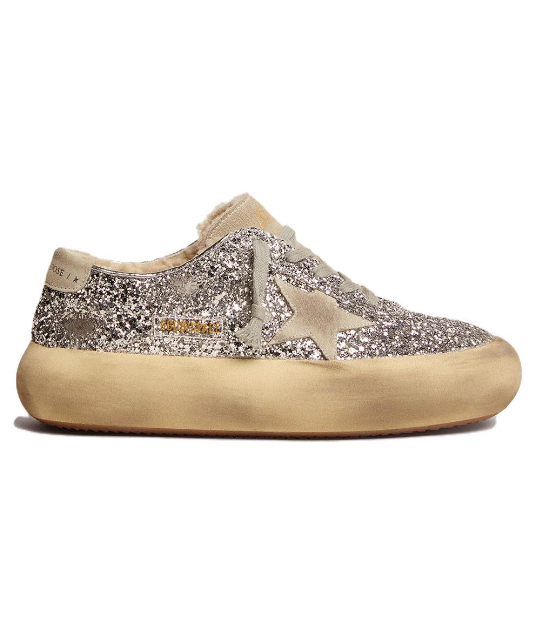 GOLDEN GOOSE DELUXE BRAND Серебряные кроссовки, фото 1