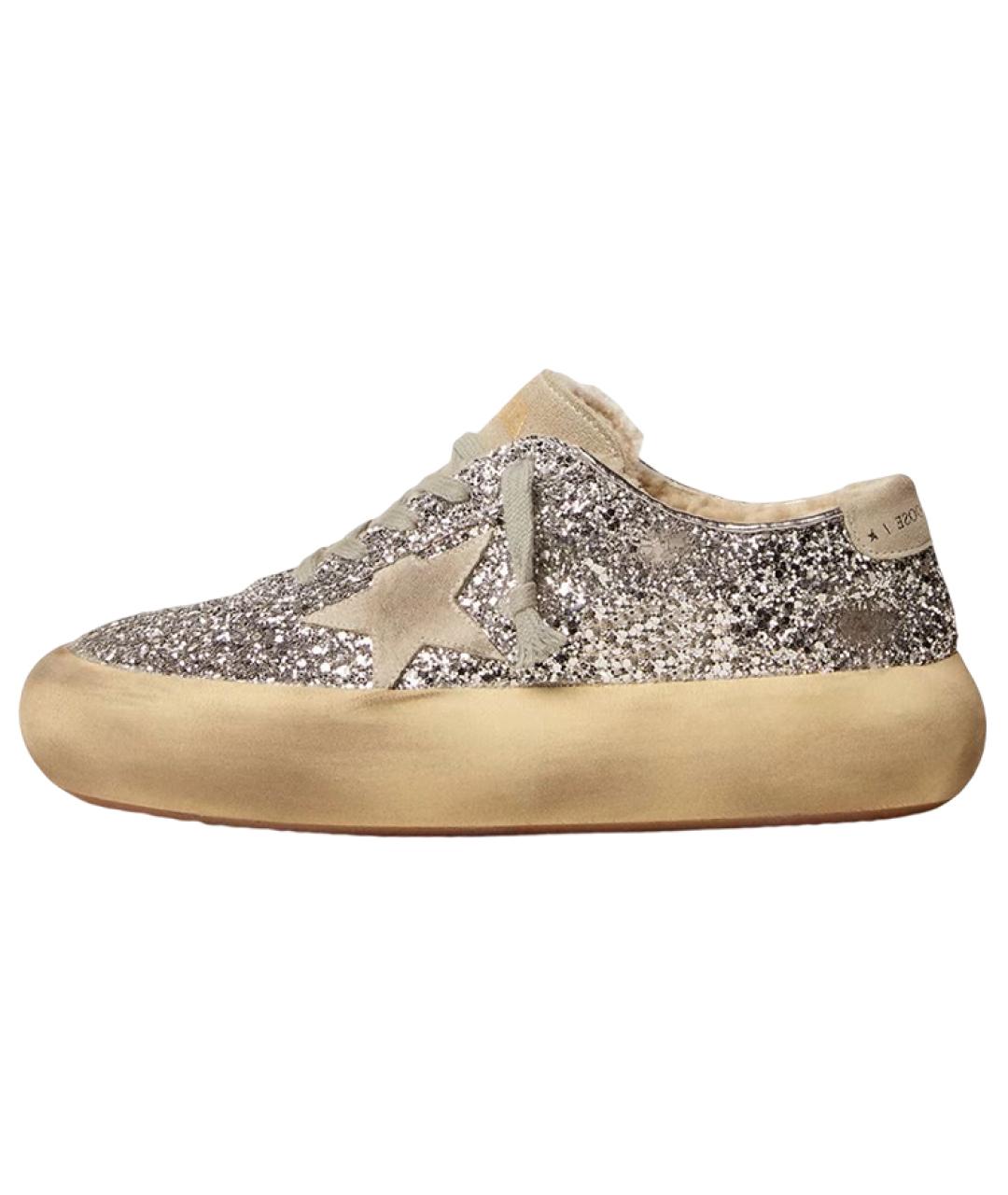 GOLDEN GOOSE DELUXE BRAND Серебряные кроссовки, фото 2