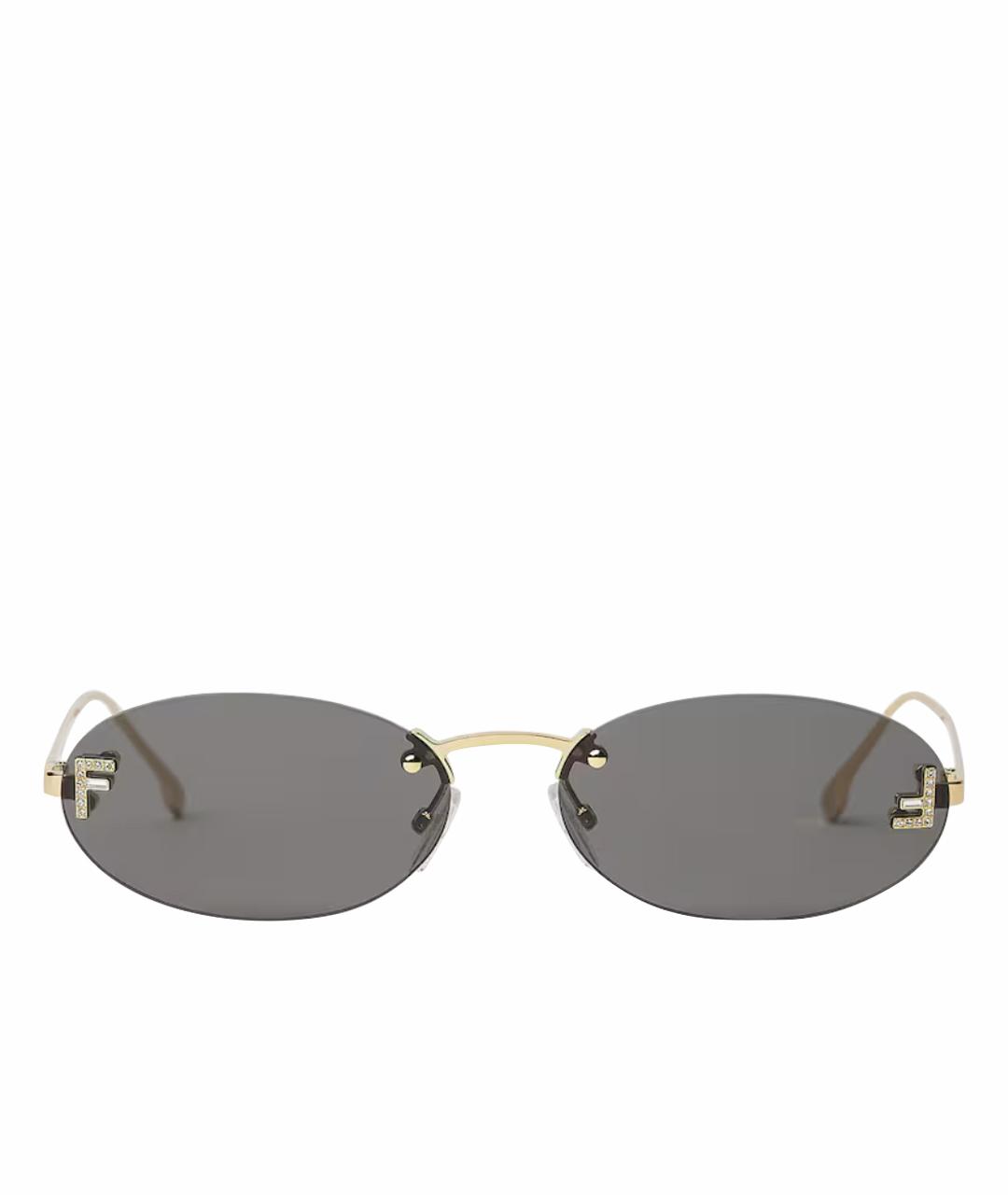 FENDI Металлические солнцезащитные очки, фото 1