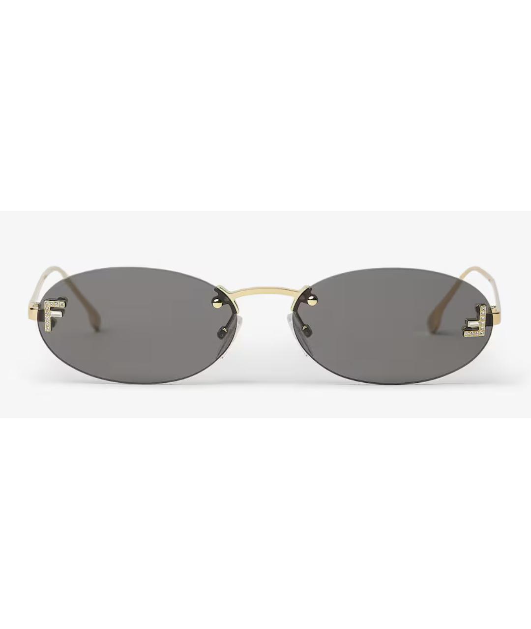 FENDI Металлические солнцезащитные очки, фото 9