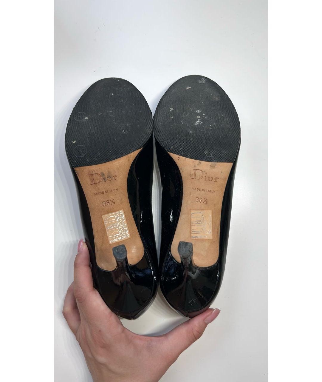 CHRISTIAN DIOR Черные туфли, фото 5