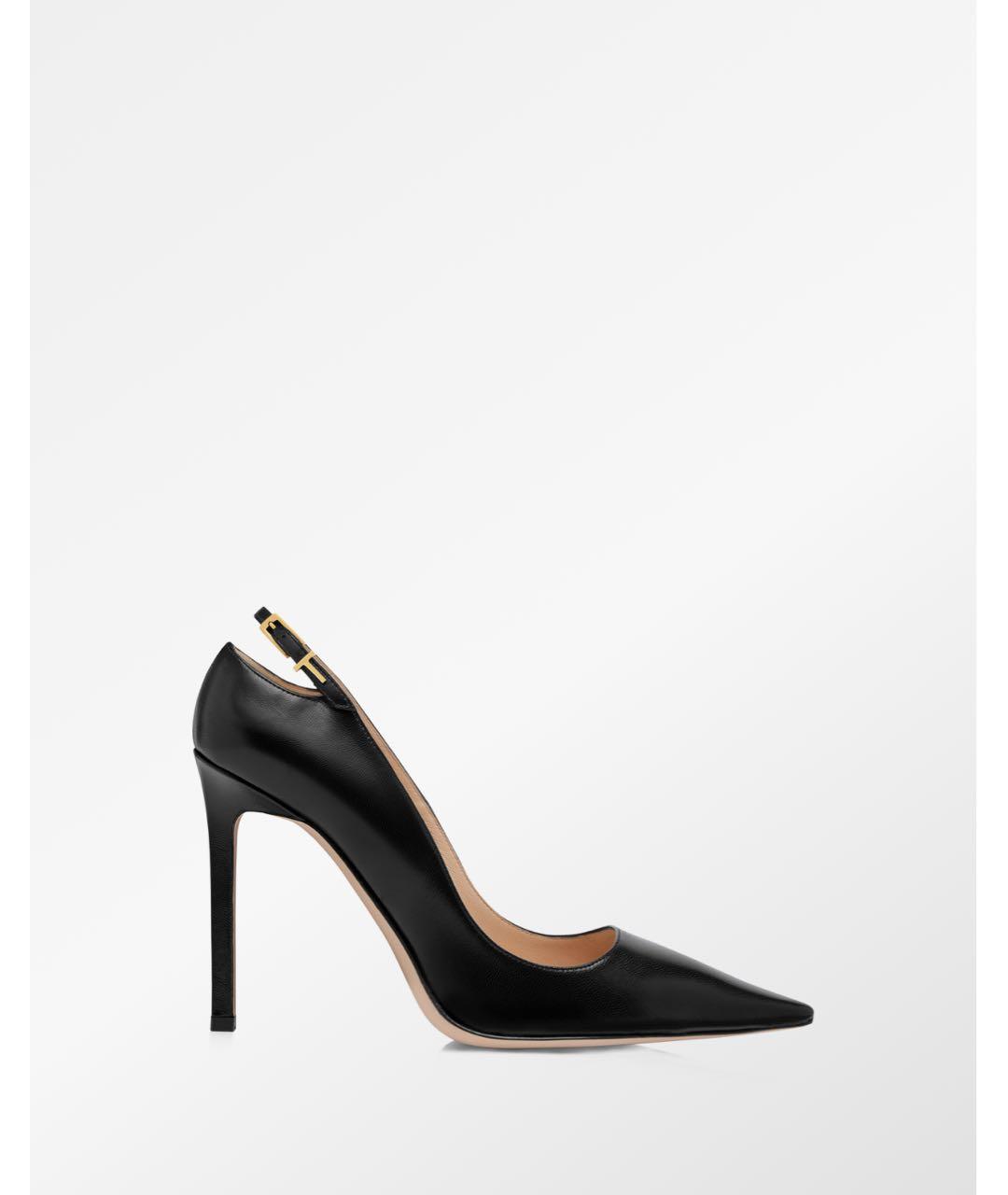 TOM FORD Черные кожаные туфли, фото 9