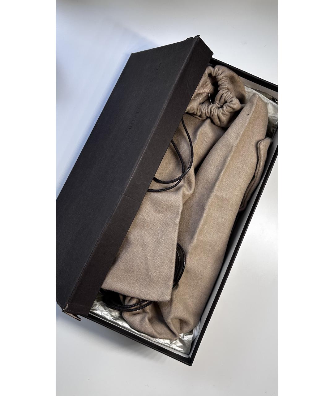 BOTTEGA VENETA Розовые кожаные балетки, фото 9