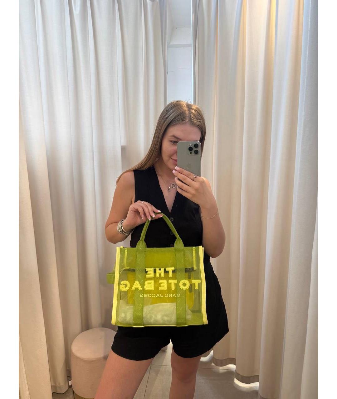 MARC JACOBS Зеленая пляжная сумка, фото 4