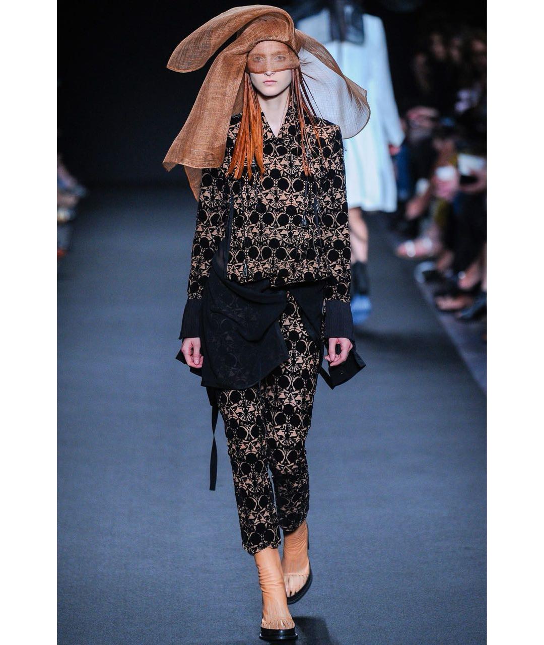ANN DEMEULEMEESTER Мульти кожаные босоножки, фото 2