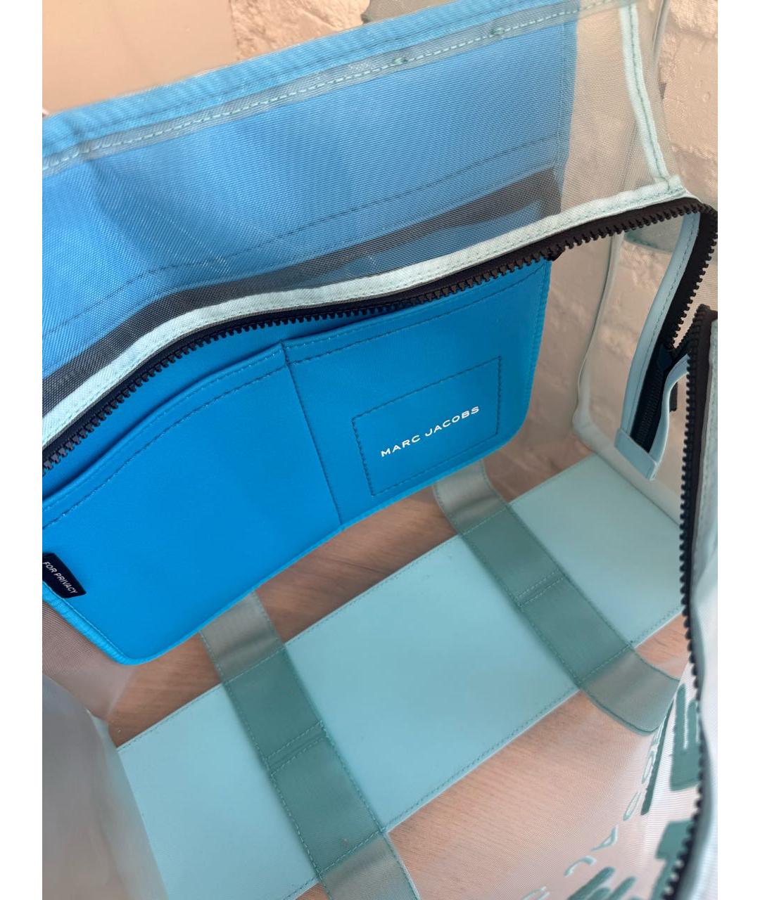 MARC JACOBS Голубая пляжная сумка, фото 4