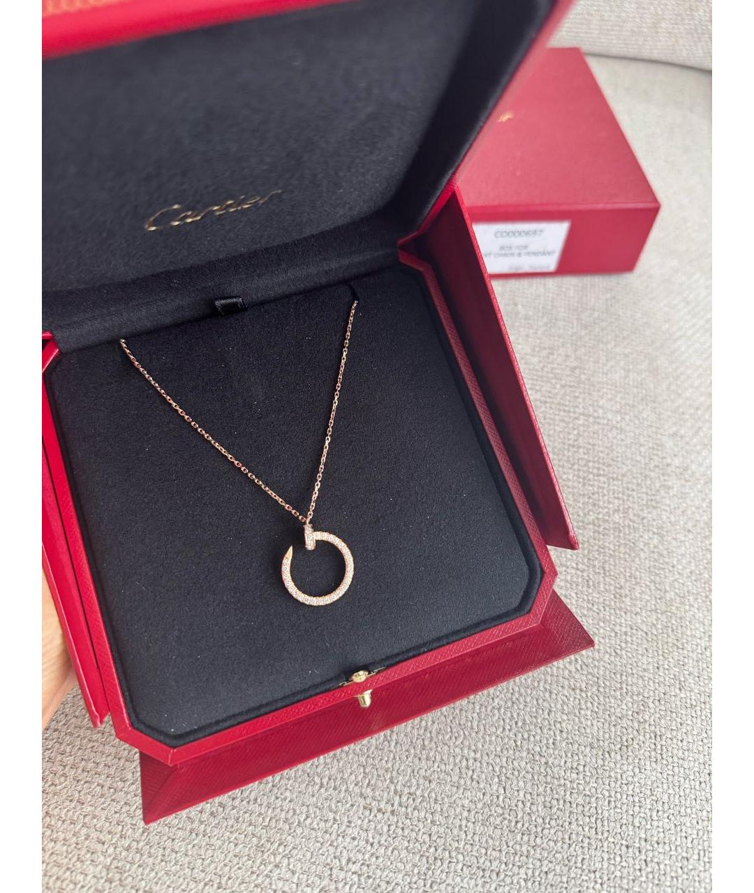 CARTIER Золотая подвеска из розового золота, фото 2