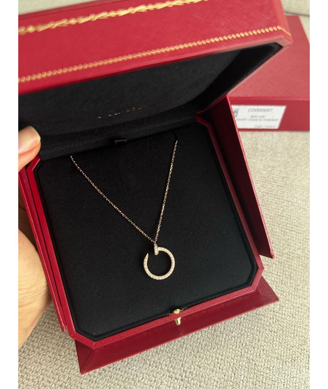CARTIER Золотая подвеска из розового золота, фото 3