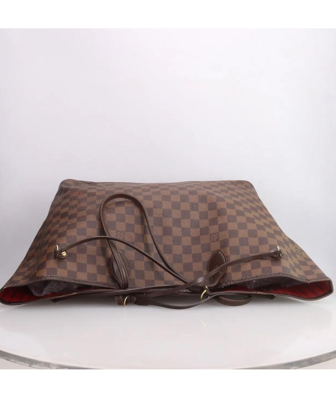 LOUIS VUITTON Коричневая сумка тоут, фото 6