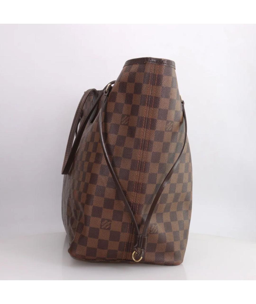 LOUIS VUITTON Коричневая сумка тоут, фото 3
