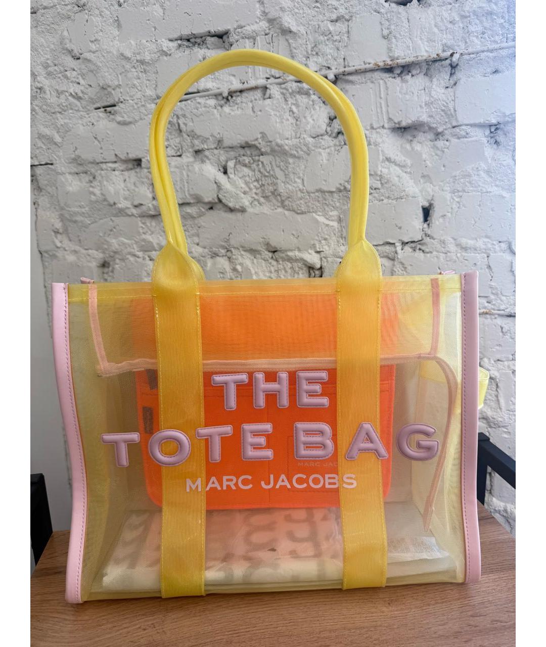 MARC JACOBS Желтая пляжная сумка, фото 6