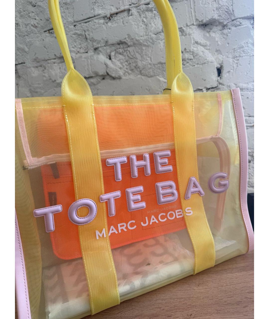 MARC JACOBS Желтая пляжная сумка, фото 2