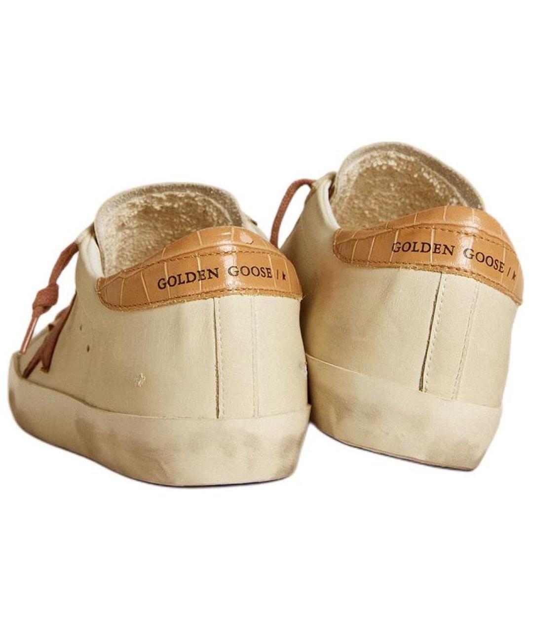 GOLDEN GOOSE DELUXE BRAND Бежевые кеды, фото 4