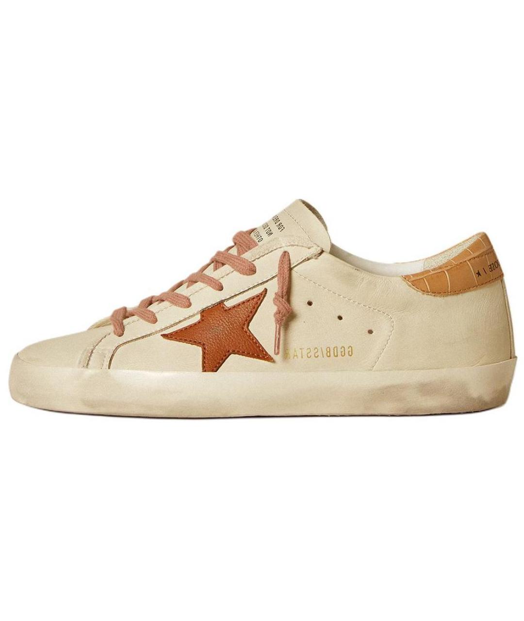 GOLDEN GOOSE DELUXE BRAND Бежевые кеды, фото 2