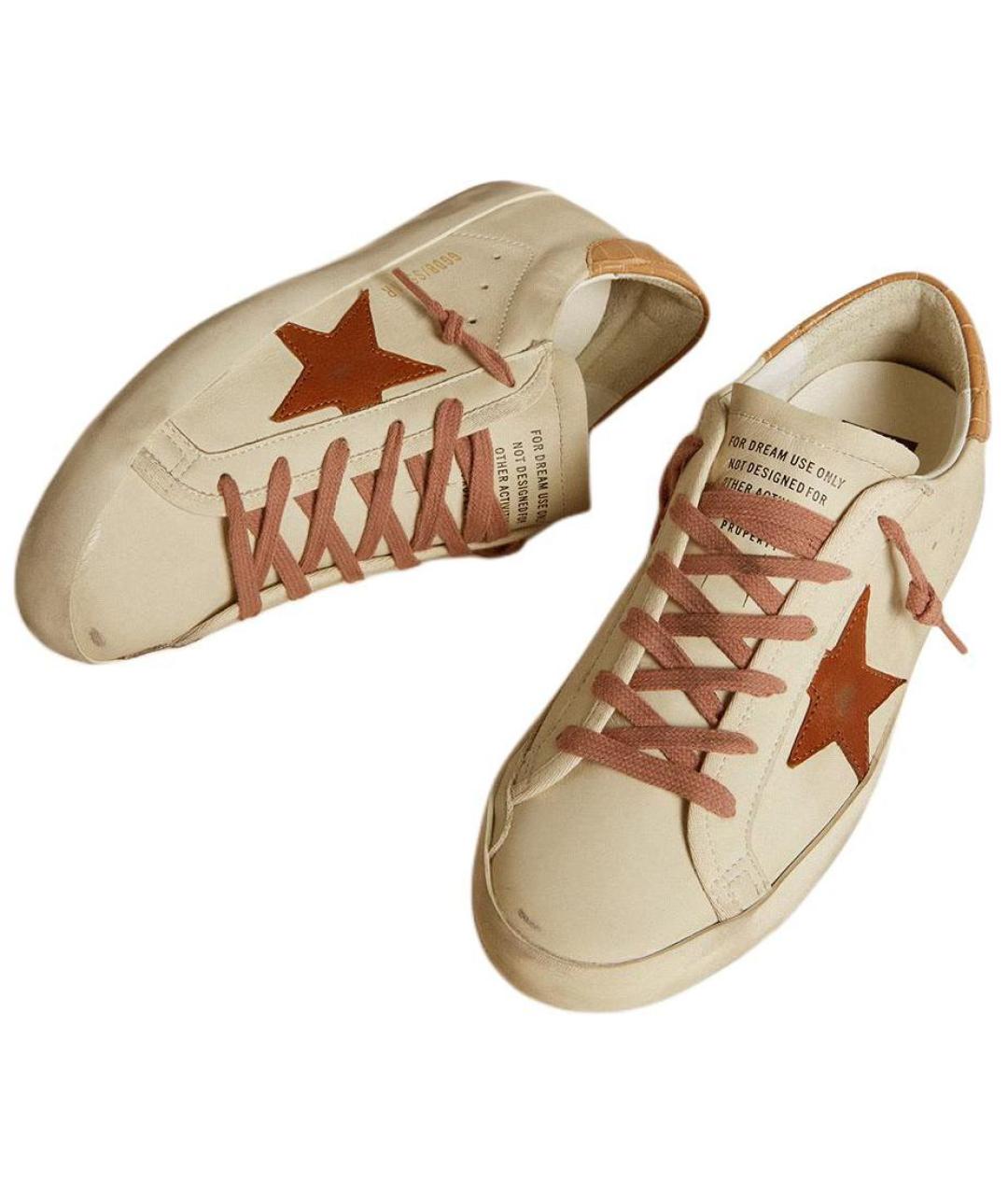 GOLDEN GOOSE DELUXE BRAND Бежевые кеды, фото 3