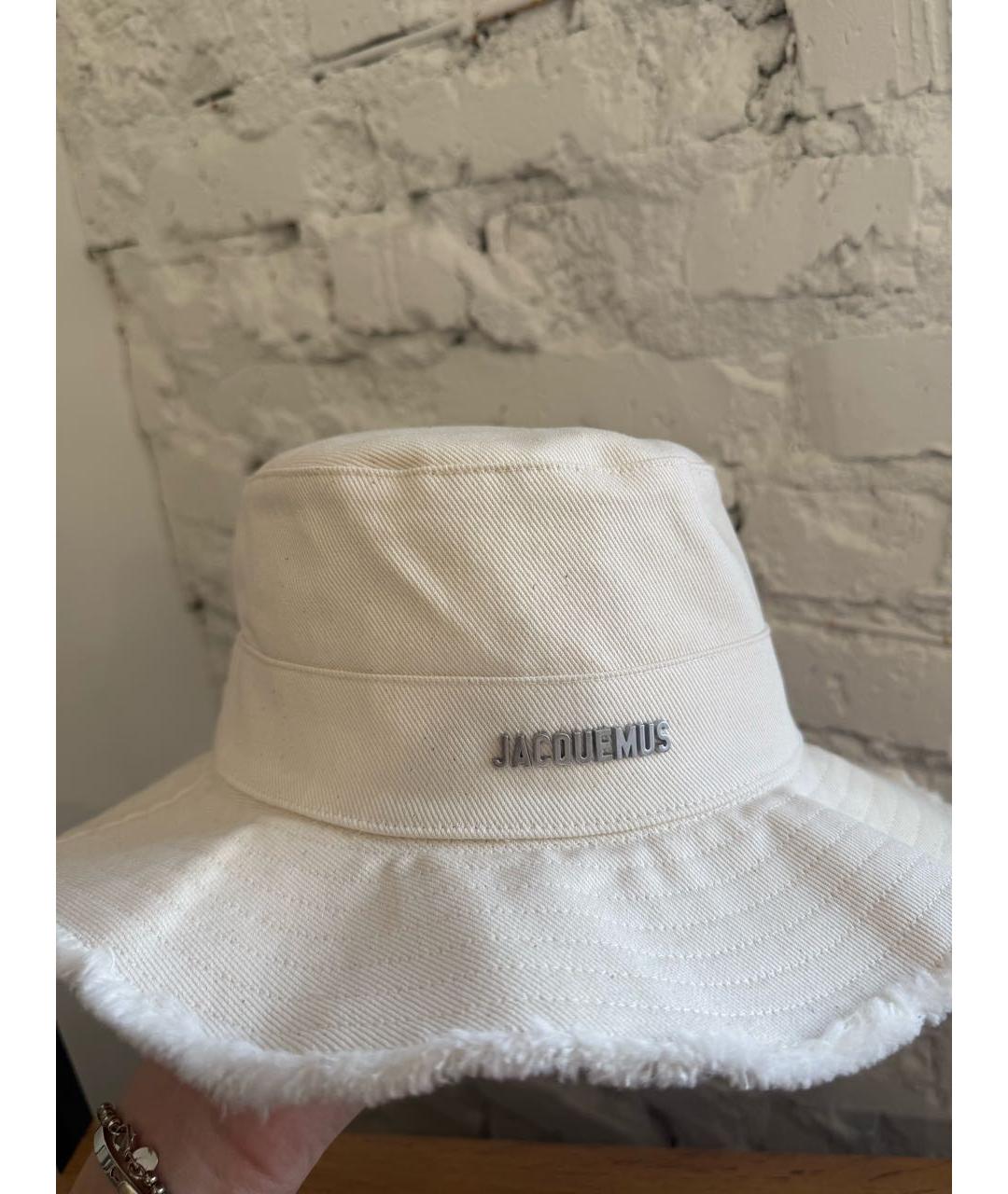 JACQUEMUS Бежевая хлопковая панама, фото 3