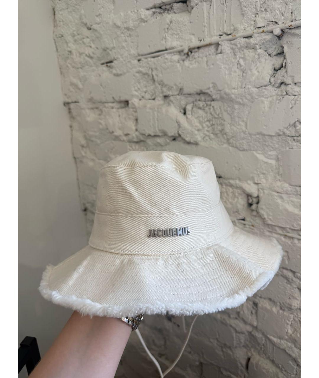 JACQUEMUS Бежевая хлопковая панама, фото 2