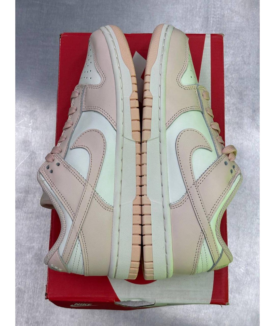 NIKE Розовые кеды из искусственной кожи, фото 4