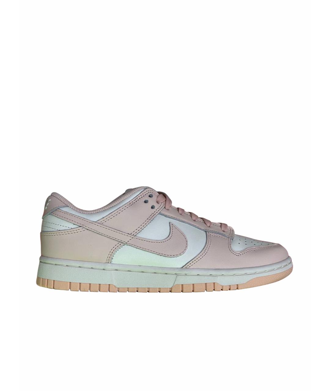 NIKE Розовые кеды из искусственной кожи, фото 1