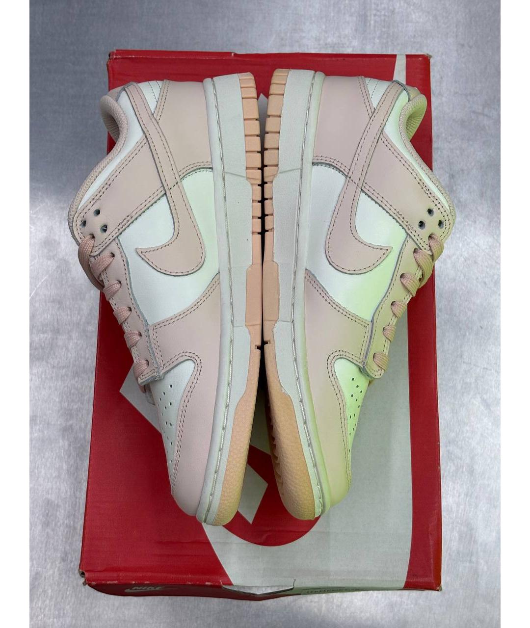 NIKE Розовые кеды из искусственной кожи, фото 3