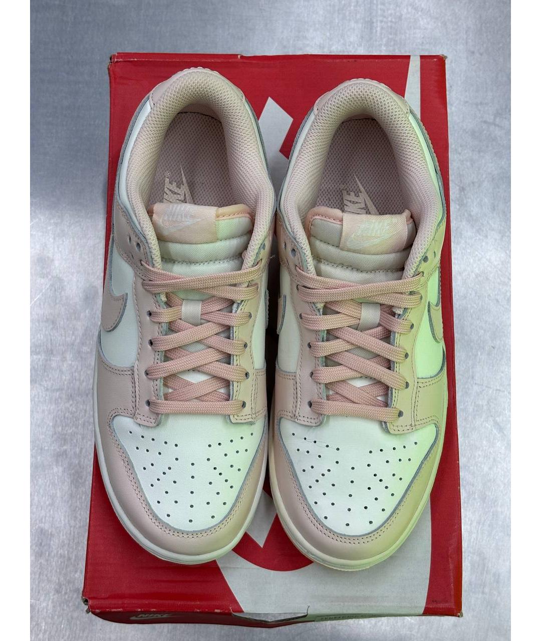 NIKE Розовые кеды из искусственной кожи, фото 2