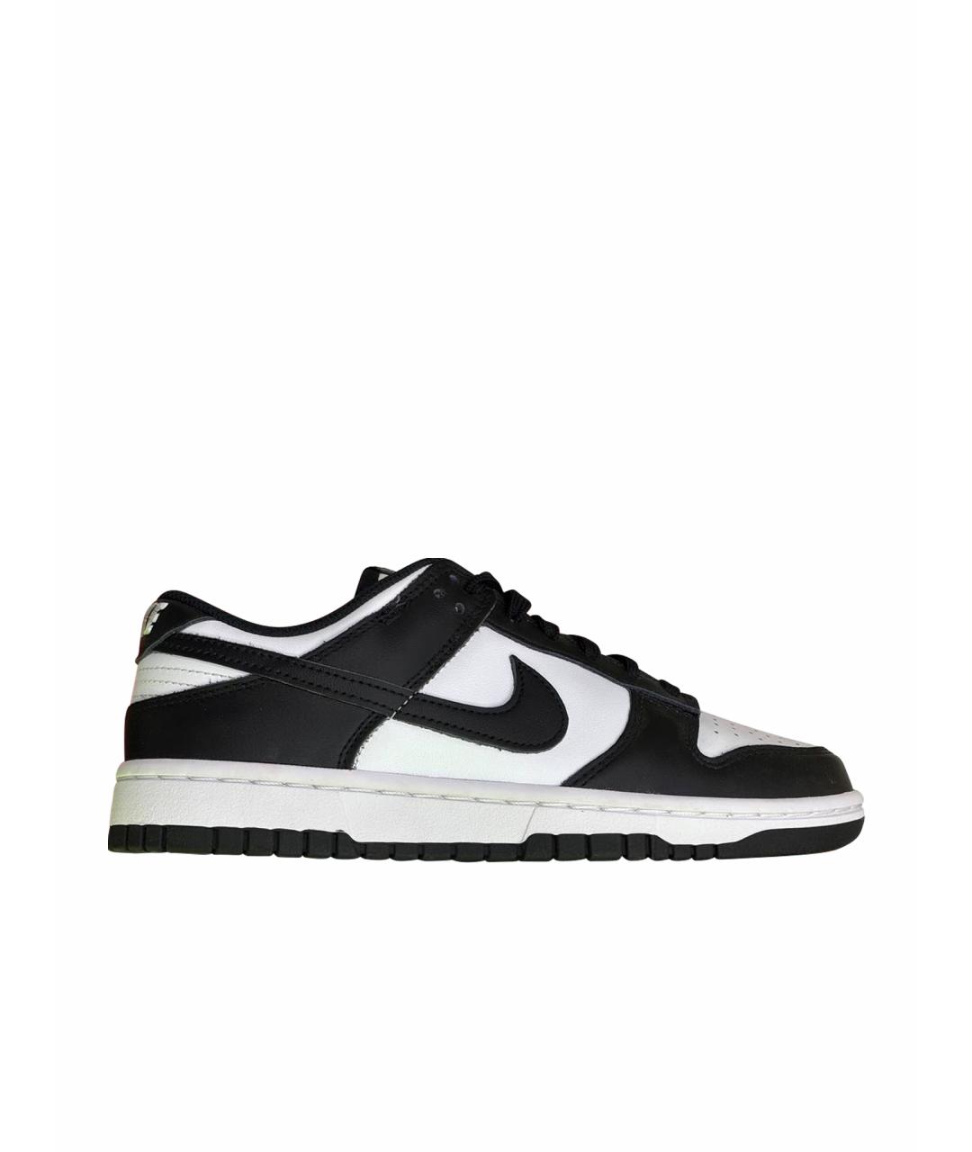 NIKE Черные кеды из искусственной кожи, фото 1
