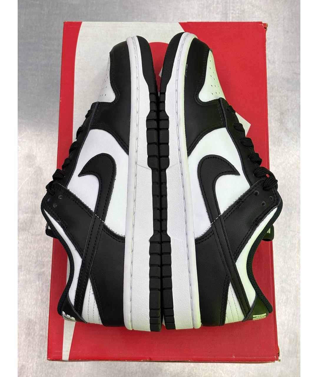 NIKE Черные кеды из искусственной кожи, фото 4