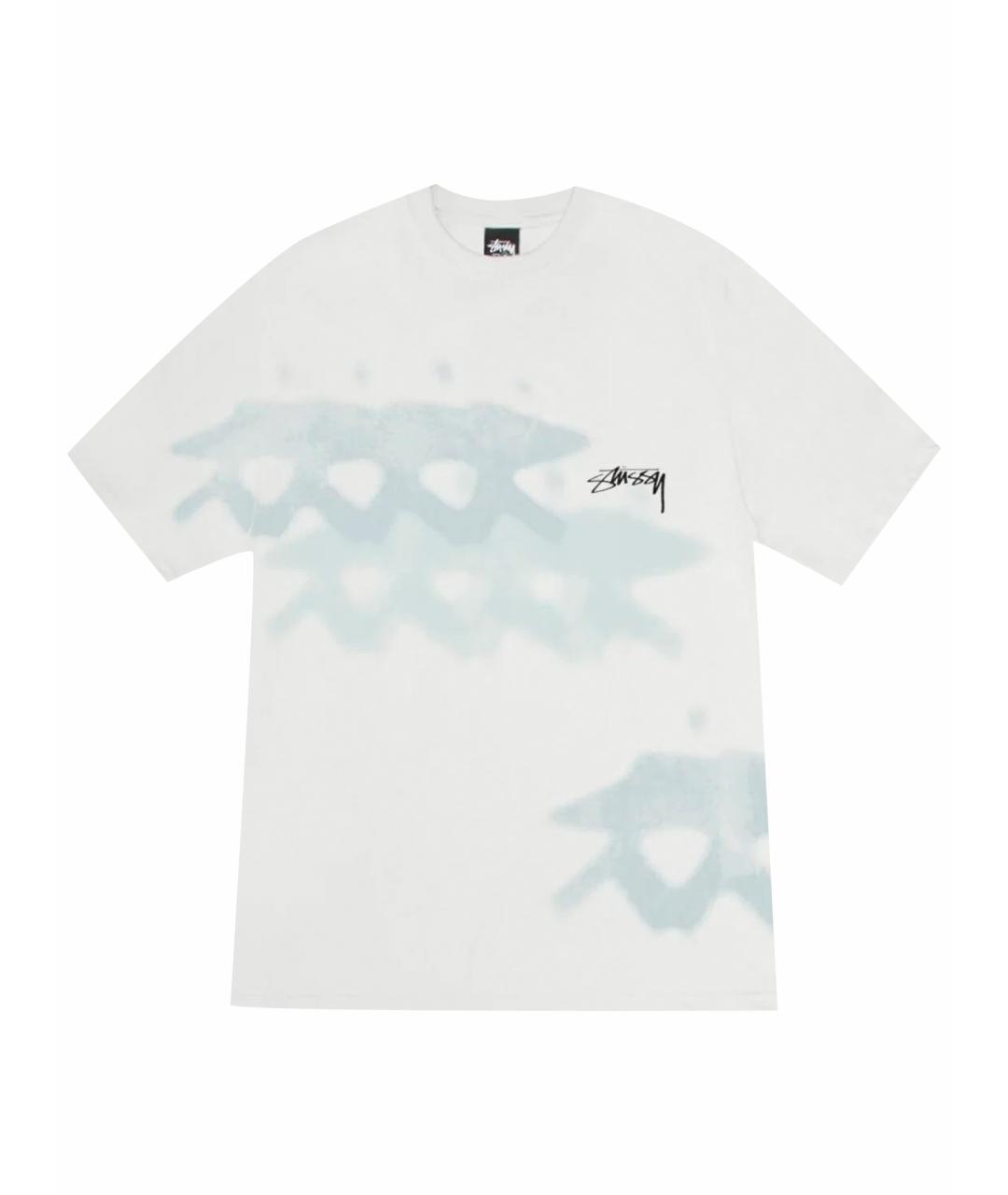 STUSSY Белая хлопковая футболка, фото 1