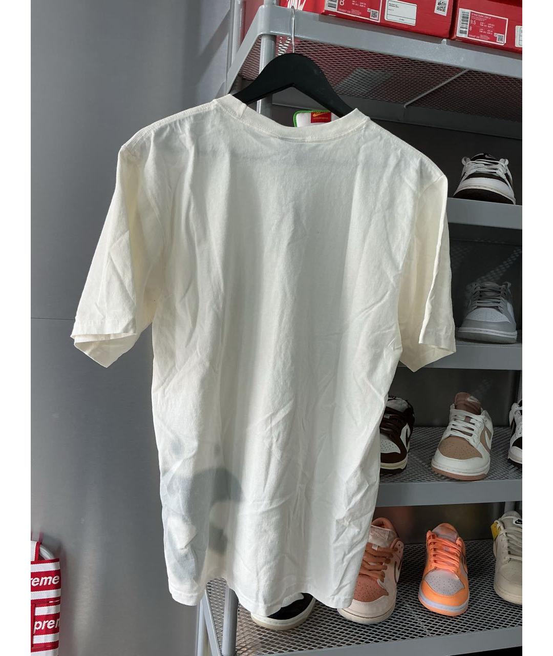 STUSSY Белая хлопковая футболка, фото 2