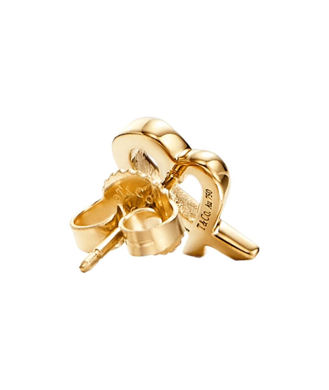 TIFFANY&CO Золотые серьги из желтого золота, фото 3