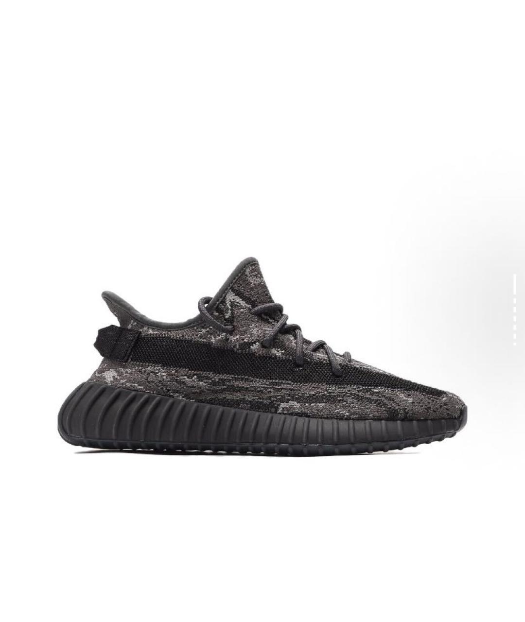 ADIDAS YEEZY Черные текстильные низкие кроссовки / кеды, фото 6